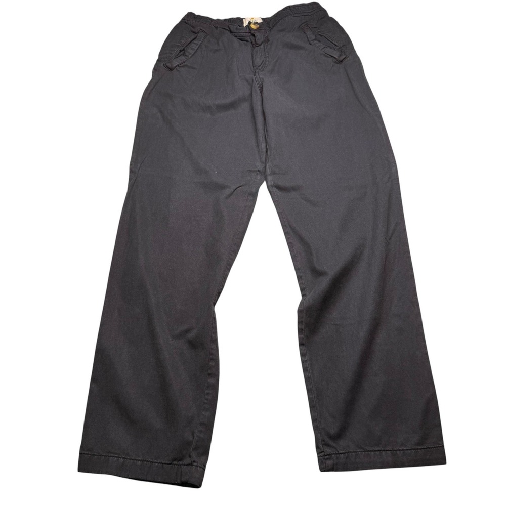 Marine Layer Pants Men's 30x30 Relaxed Black Chino Casual